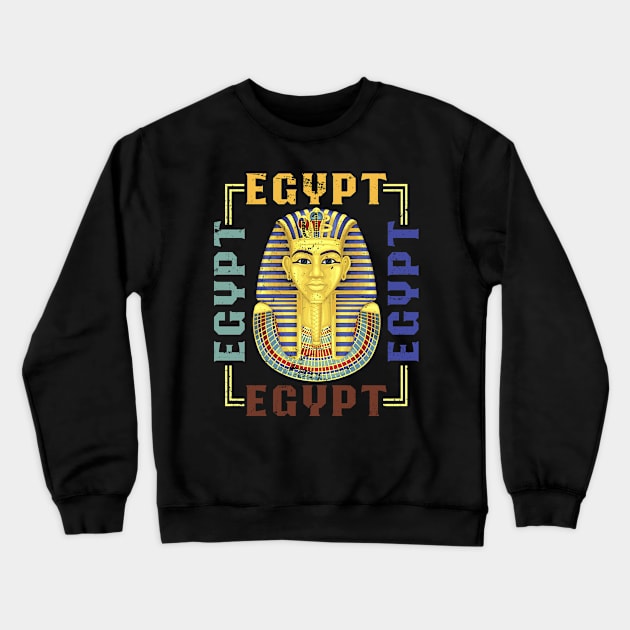 Egyptian Pharaoh Ancient Egypt Crewneck Sweatshirt by shirtsyoulike